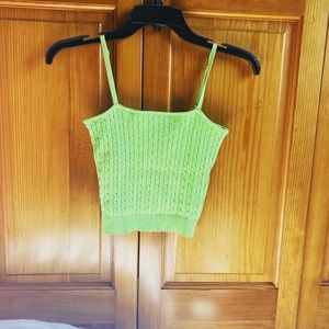 superdown cable knit tank